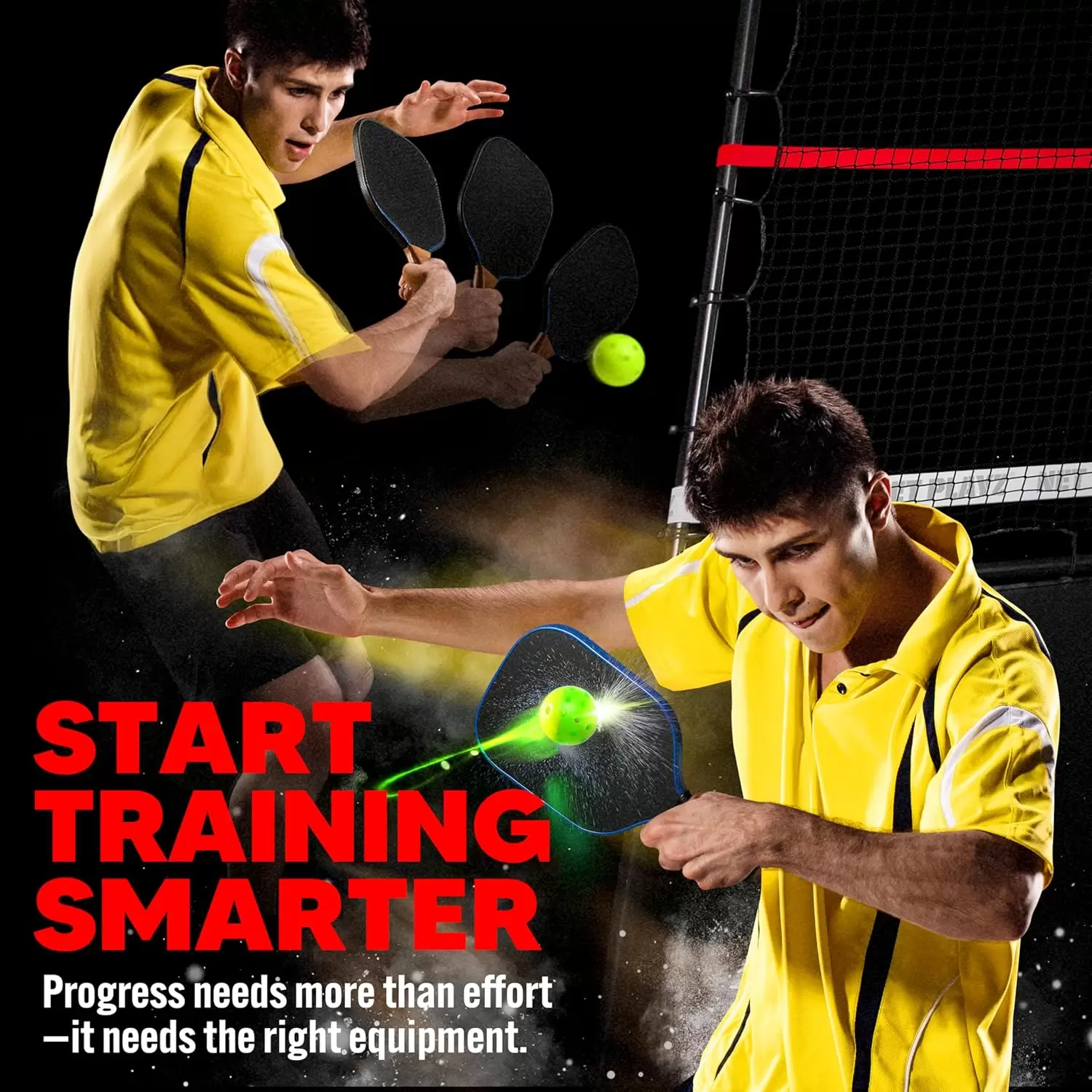 6&times;6フィート 2-in-1 スチールチューブ ピックルボール III