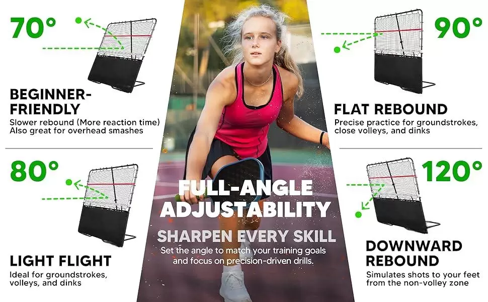 6&times;6フィート 2-in-1 スチールチューブ ピックルボール III