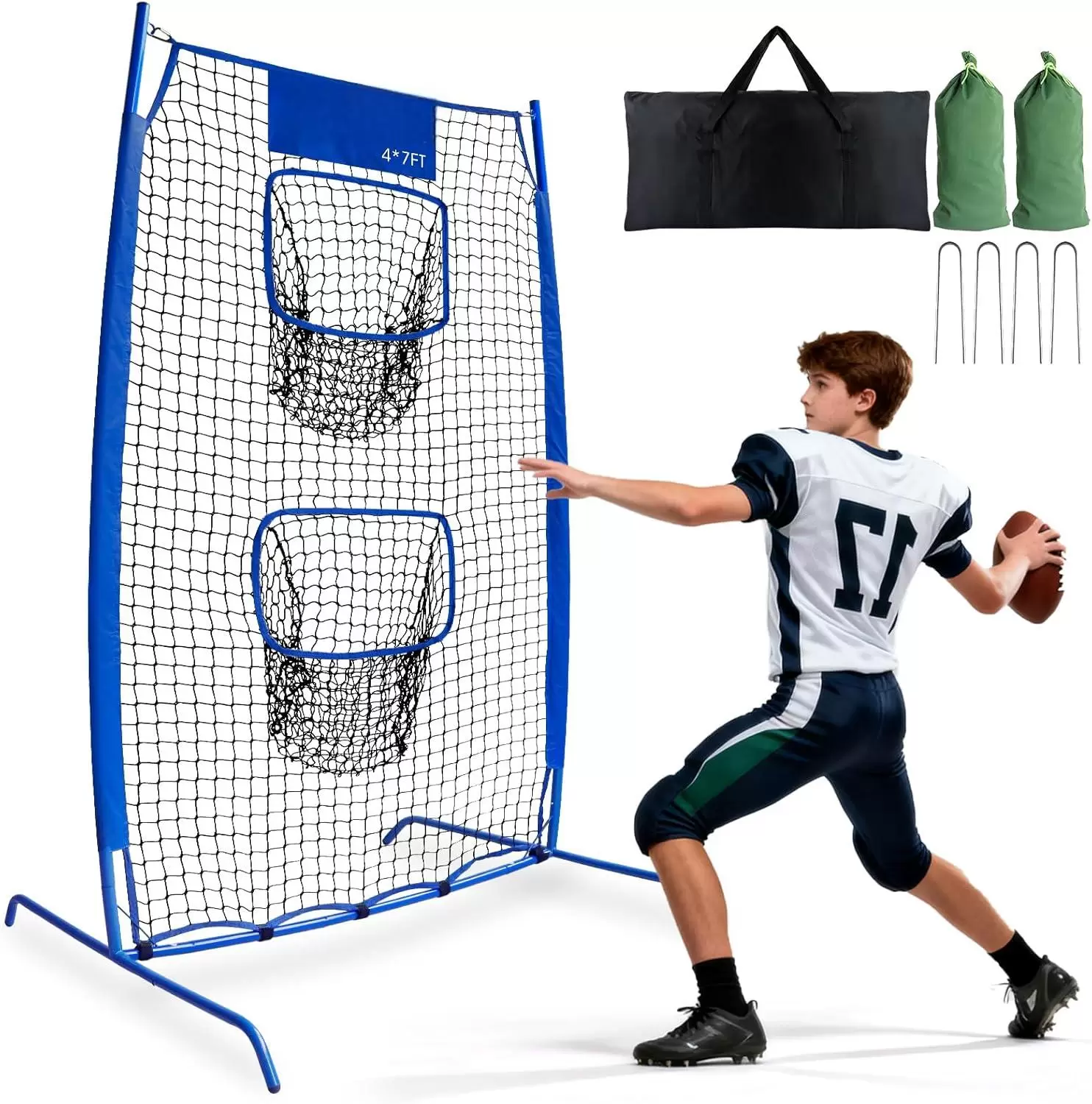 ラグビー投球練習用ネット II