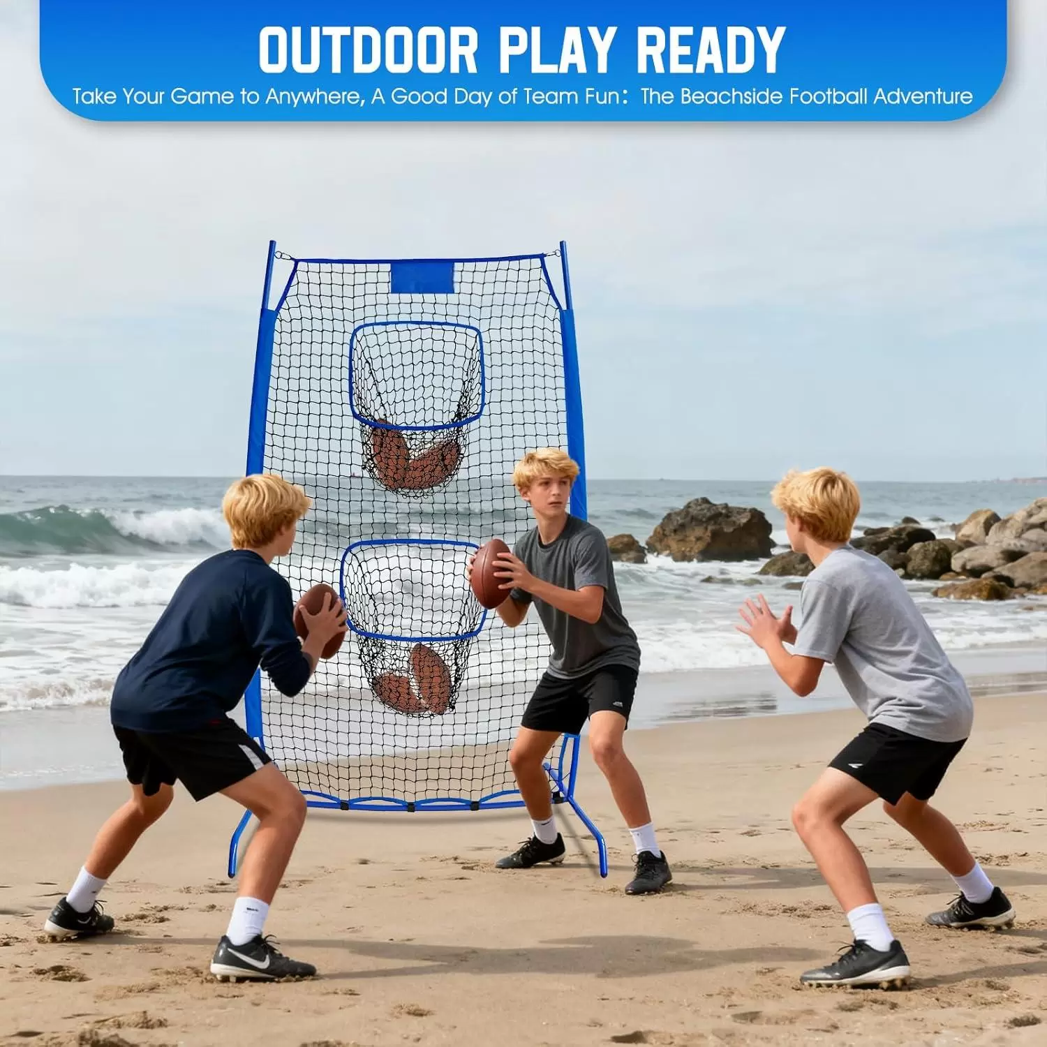 ラグビー投球練習用ネット II