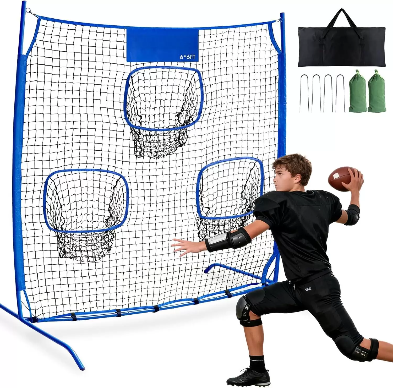 ラグビー投球練習用ネット III