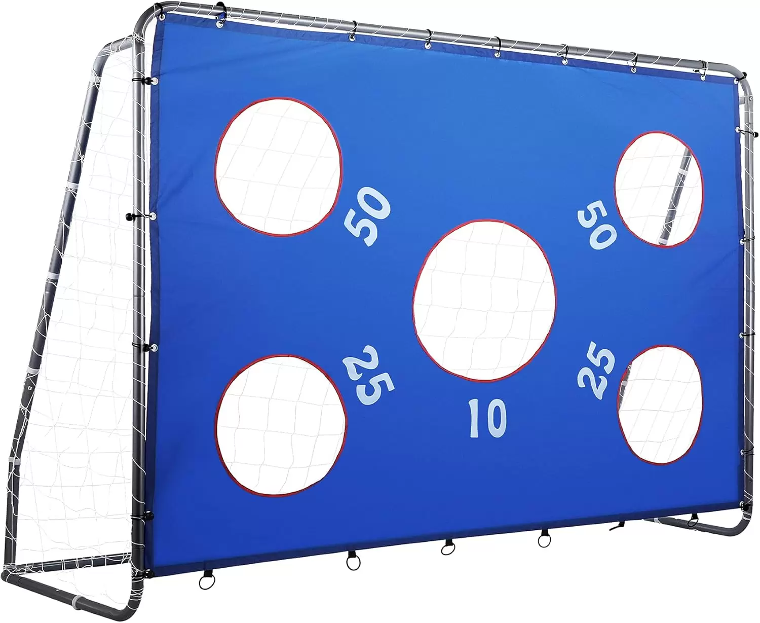 ターゲット付きポータブルサッカーゴール
